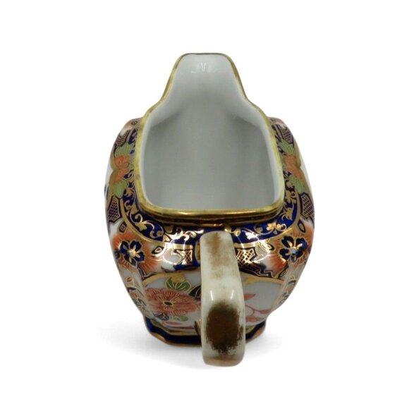 NORITAKE Creamer Ceramic With FLORAL and Gold Accents Japan Vintage - Picture 4 of 10